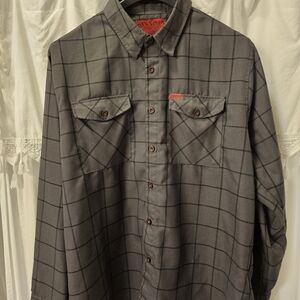 DIXXON "The LAFAYETTE" Gray Plaid Men's Button-Down Shirt